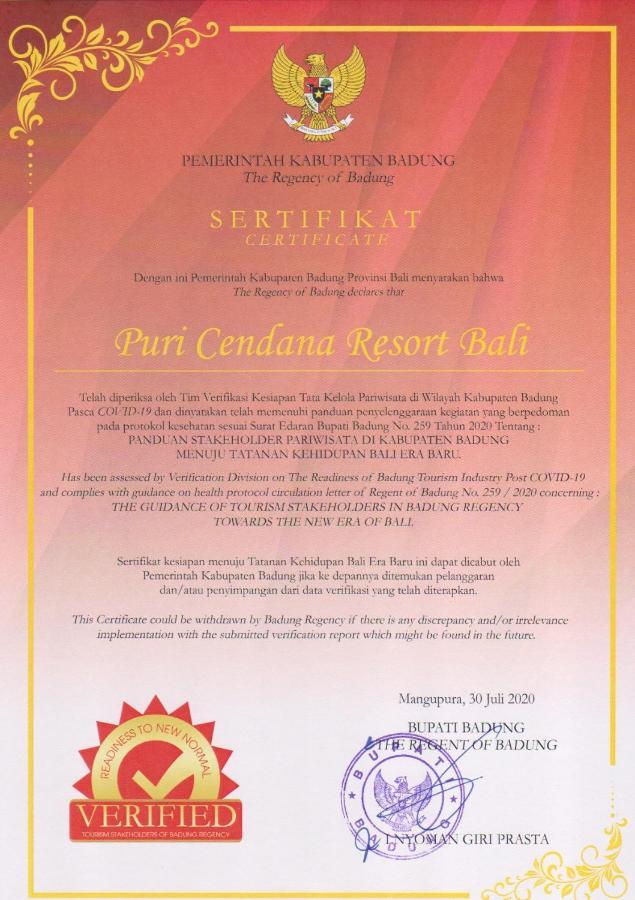 Puri Cendana Resort Bali Seminyak Eksteriør billede